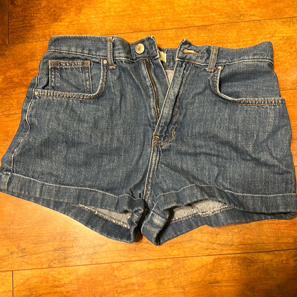 Blue jeans shorts